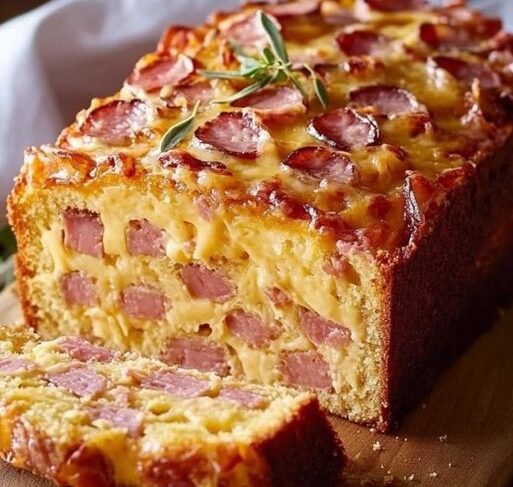 Cake Salé au Jambon et Gruyère