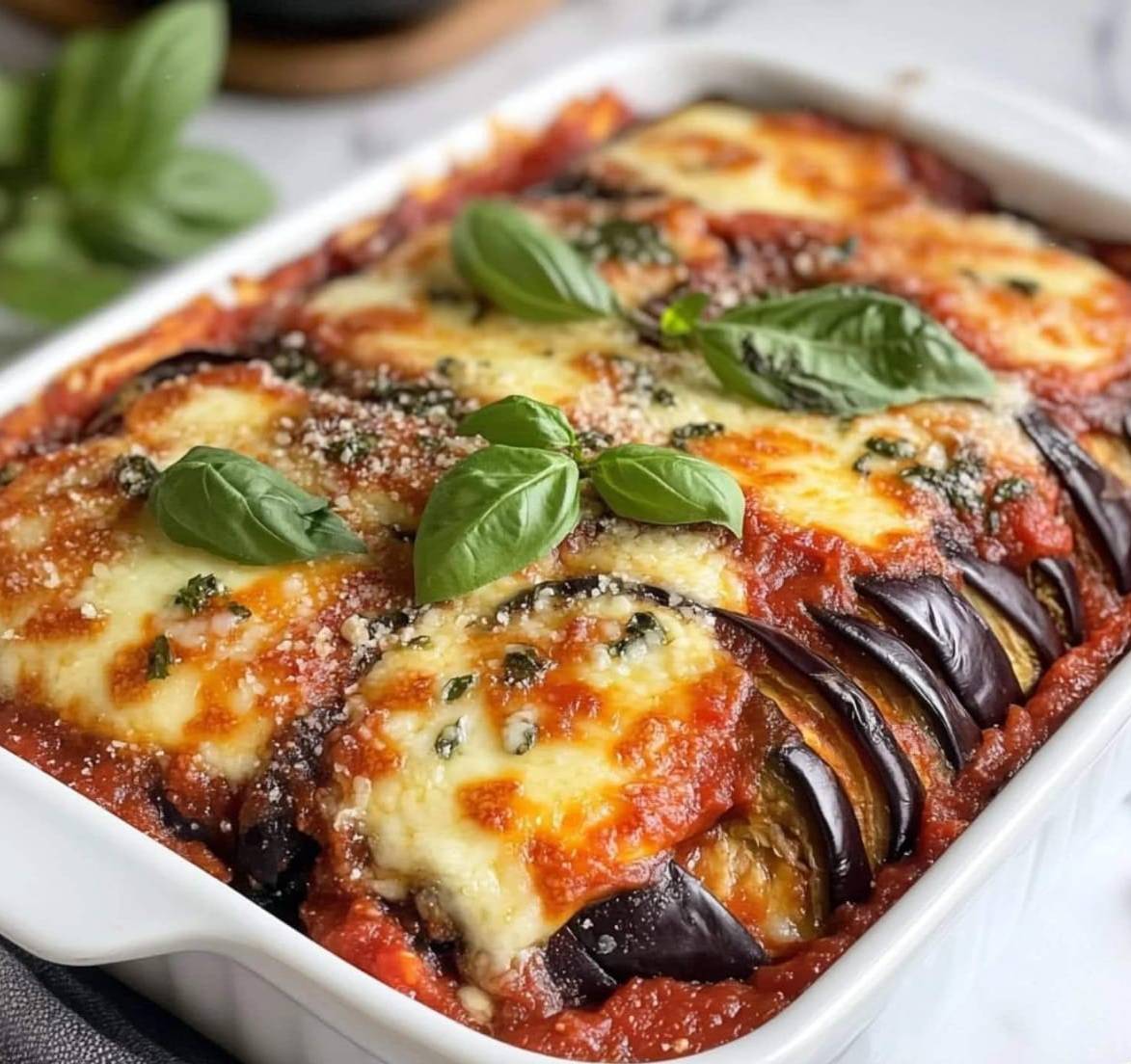 Aubergines Parmigiana