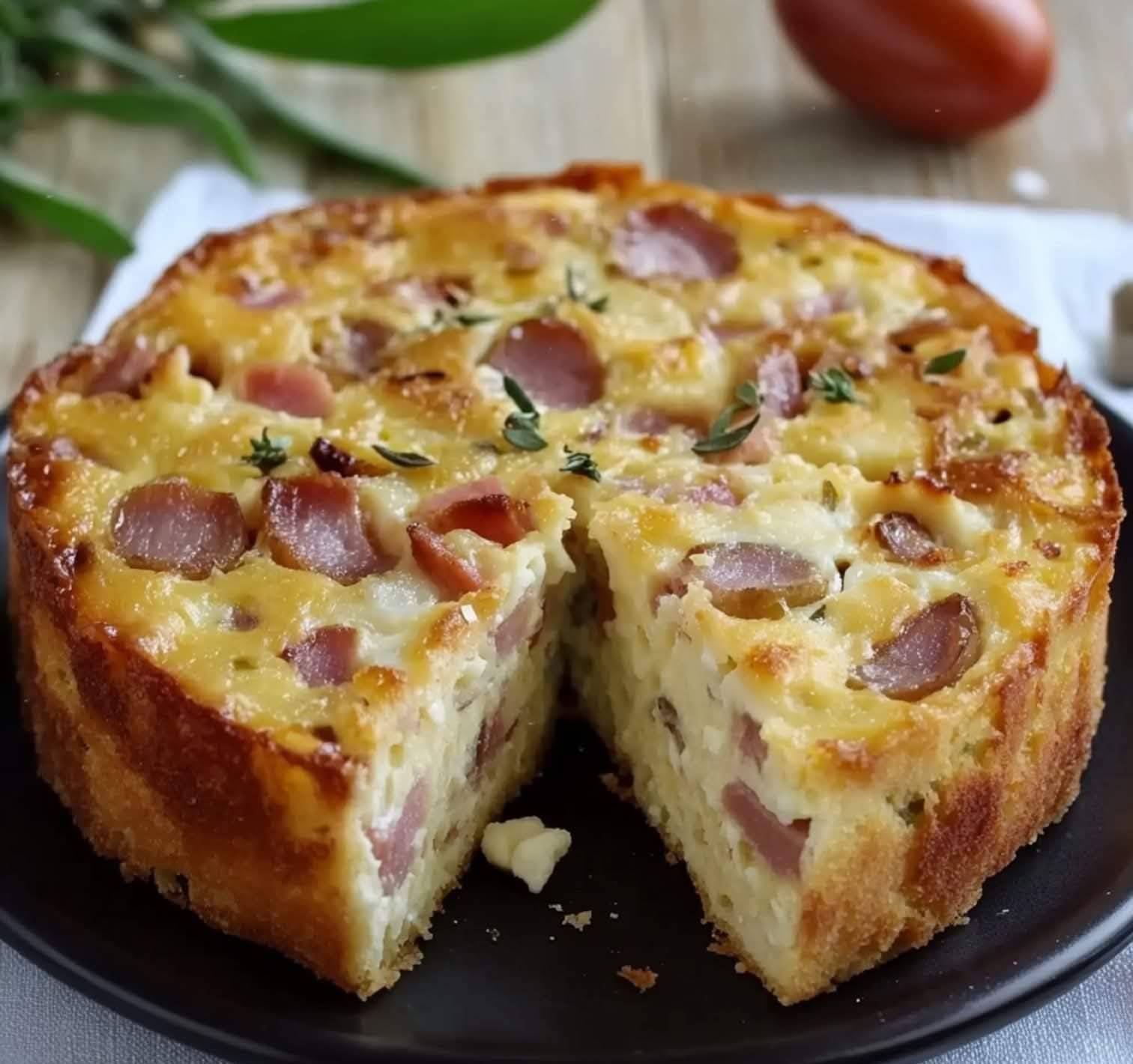 Cake Salé au Jambon et à la Feta