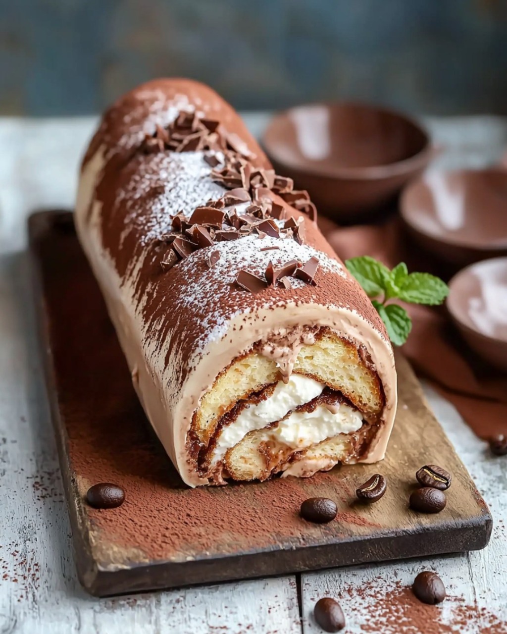 Bûche Tiramisu Classique