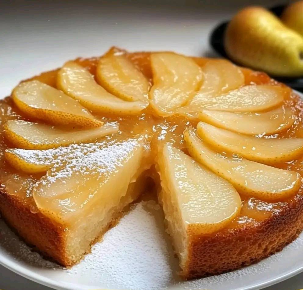 Gâteau Fondant aux Poires