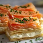 millefeuille de saumon fumé