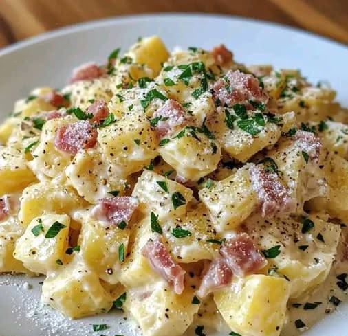 Carbonara de Pommes de Terre