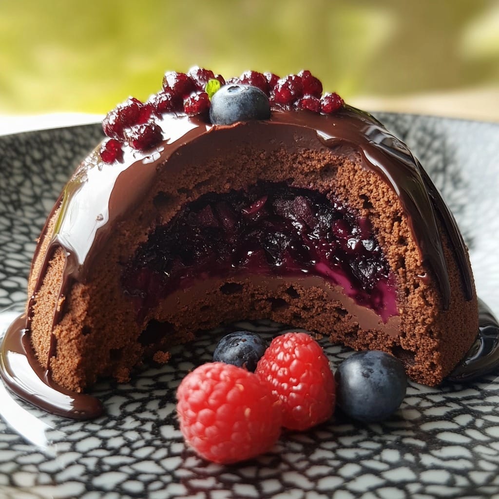 Dôme Chocolat et Fruits Rouges