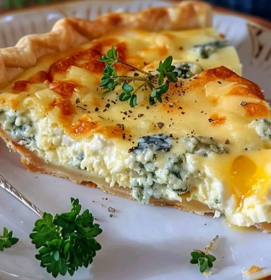 Recette de Quiche aux Quatre Fromages Simple