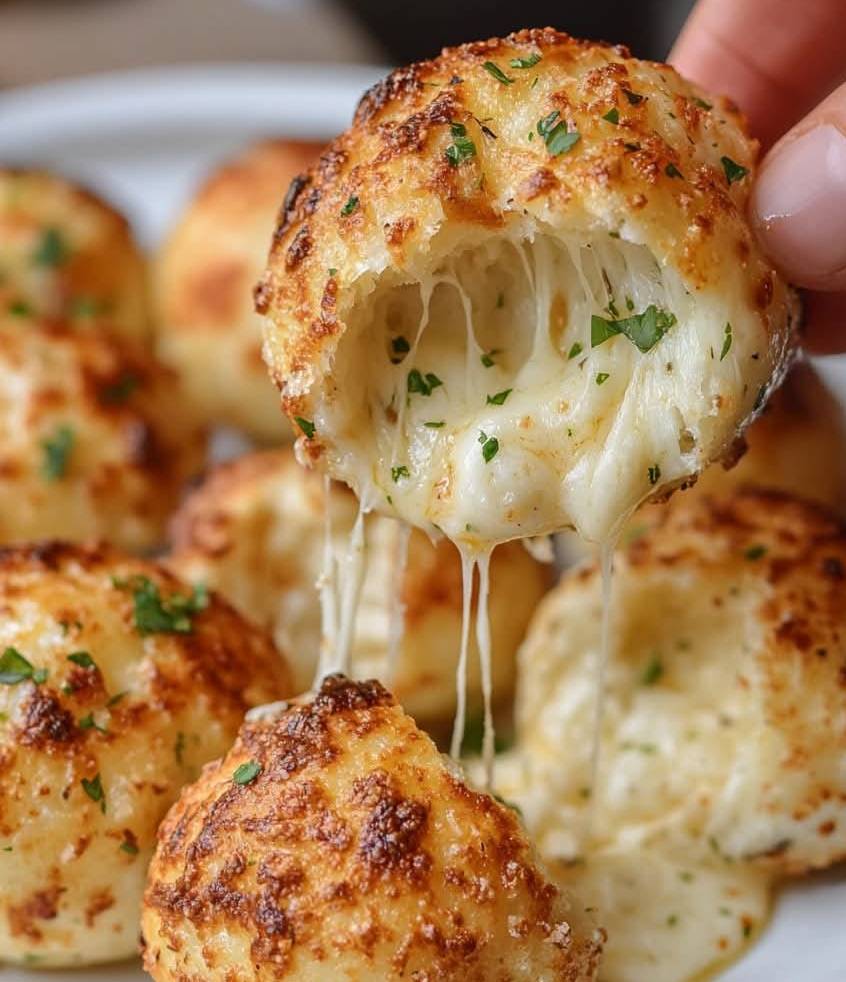 Bombes au Beurre à l’Ail et au Fromage Simple