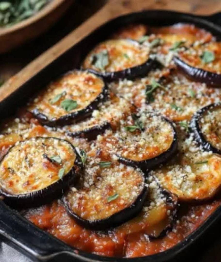 Gratin d’Aubergines et Courgettes au Parmesan