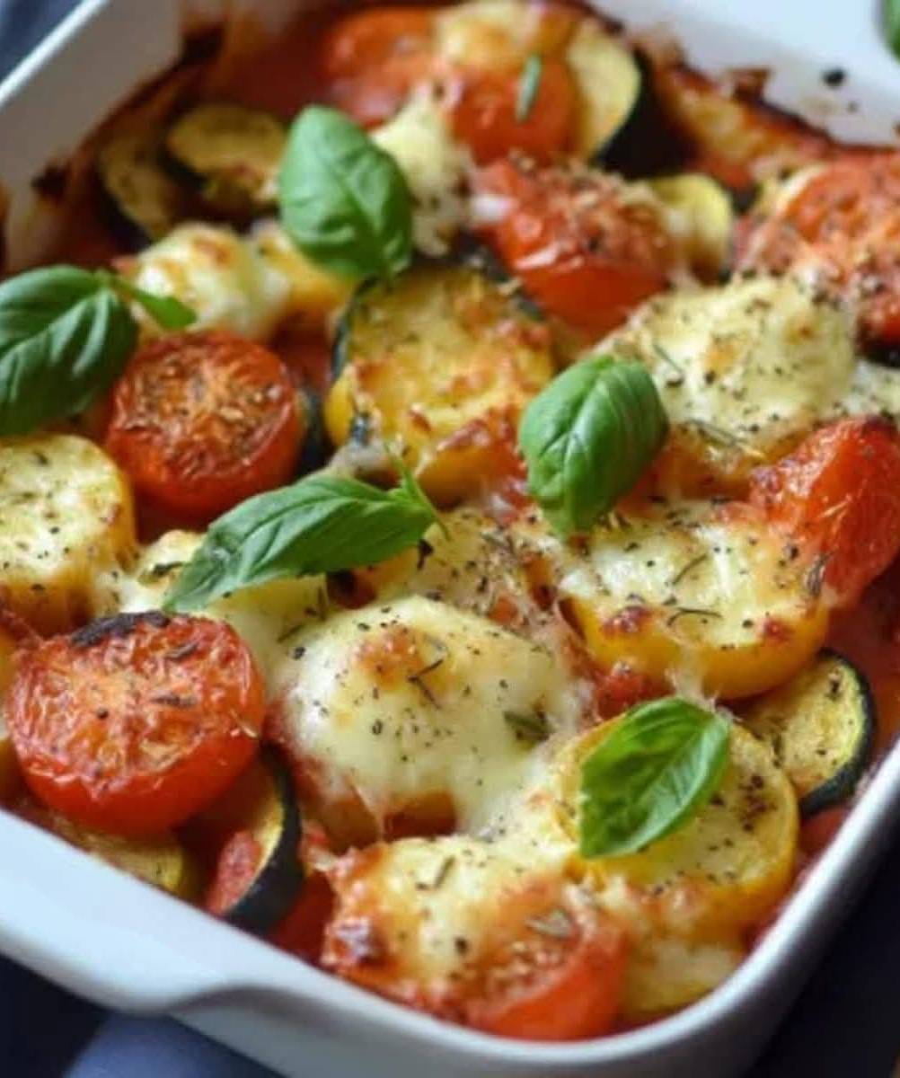 Gratin de Légumes aux Tomates et Courgettes Simple