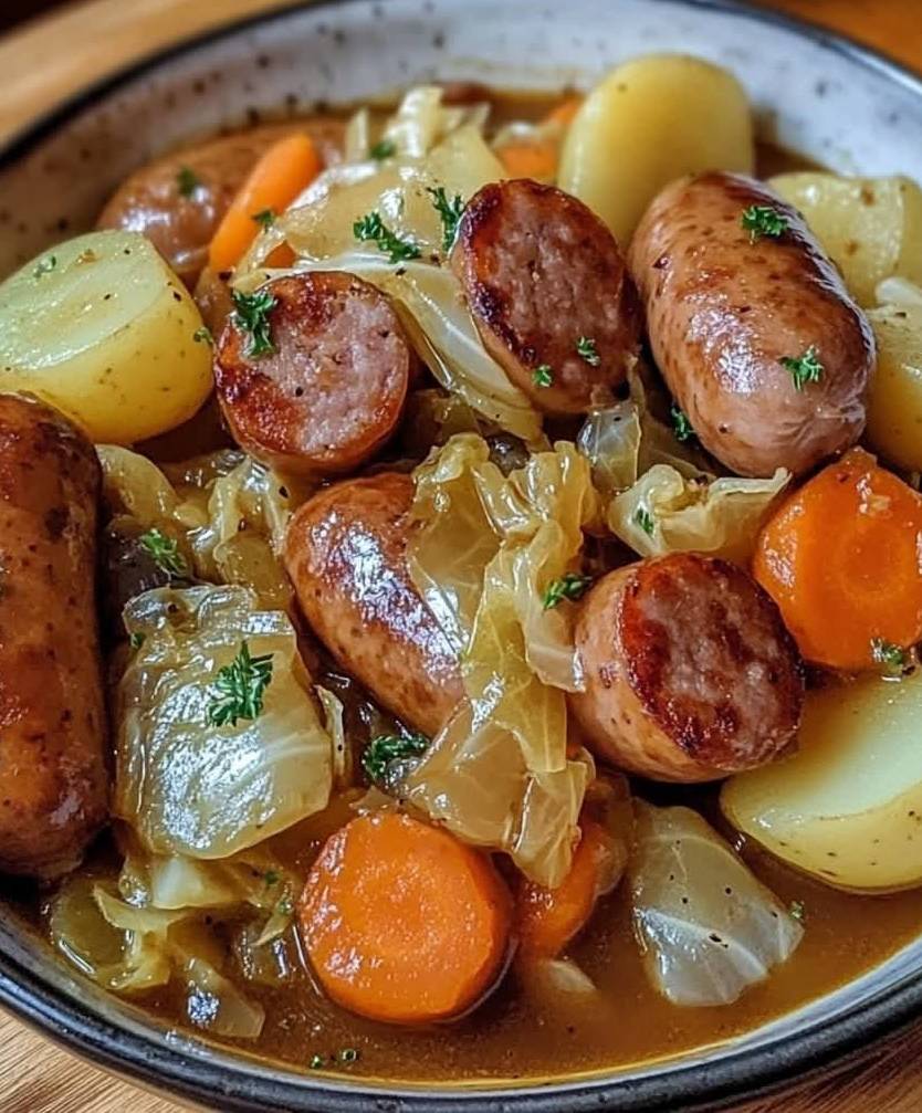 Potée de Noël aux Saucisses et Légumes Simple