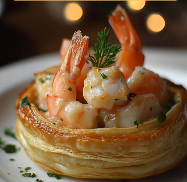 Vol-au-vent aux fruits de mer