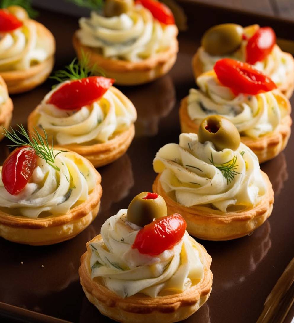 Tartelettes Apéritives au Fromage aux Herbes