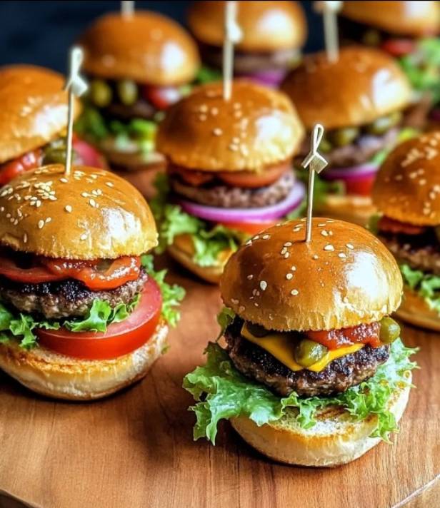 Reccete de Mini-Burgers Gourmands facile