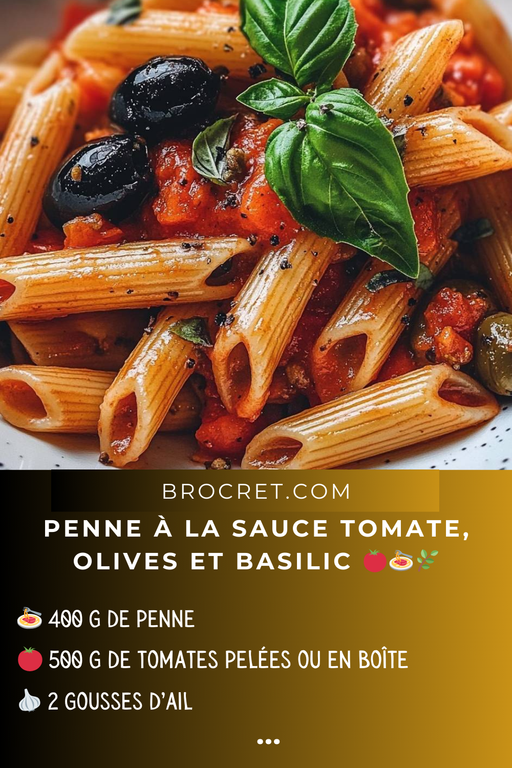 Recette de Penne à la Sauce Tomate Simple