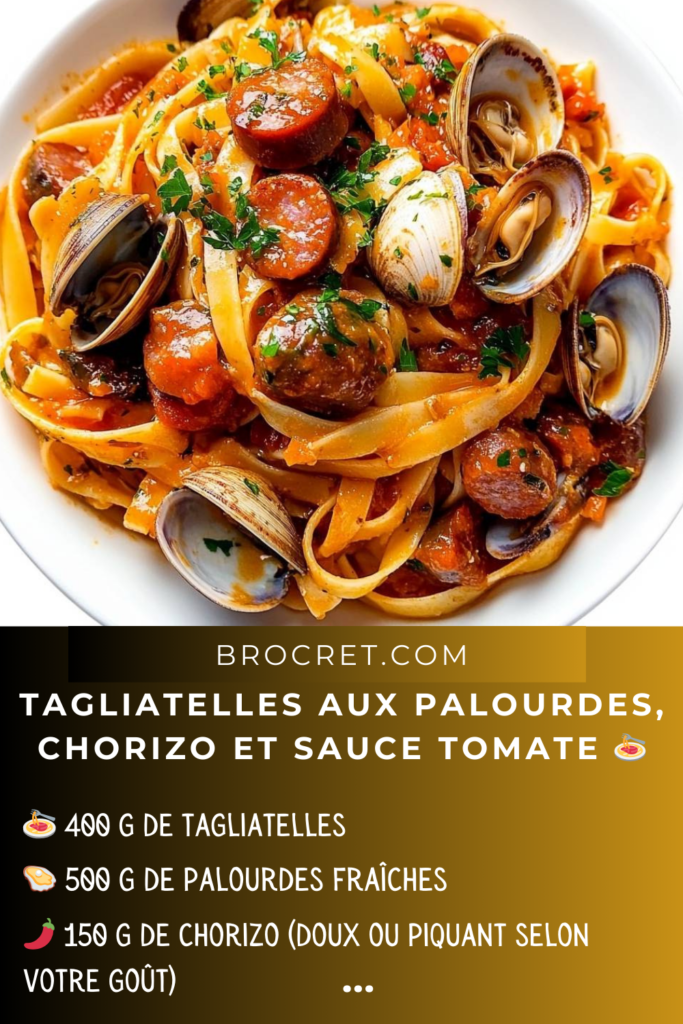 Recette de vTagliatelles aux Palourdes Simpe 