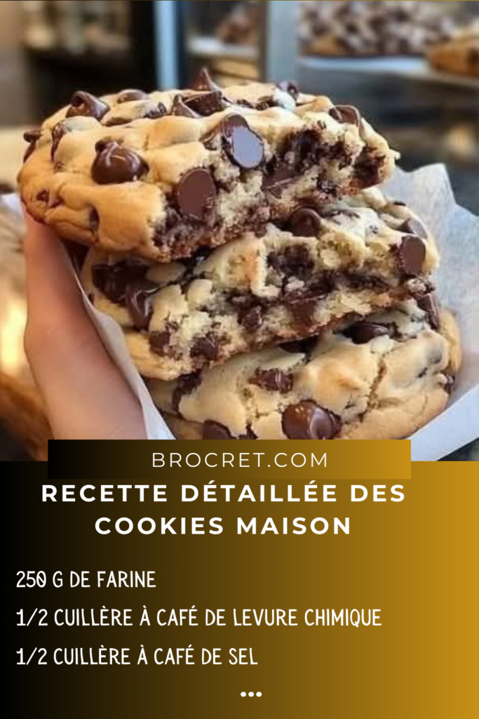 Recette détaillée des cookies maison