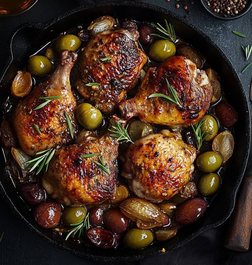 Recette De Poulet aux Olives Simple