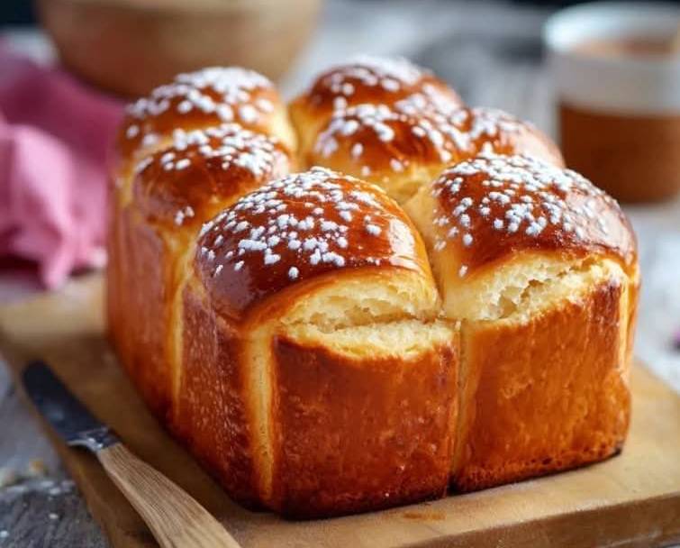 Brioche au Yaourt Légère Sans Pétrissage simple