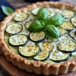 Tarte à la Courgette Ricotta et Basilic Simple