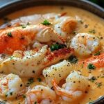 Bisque de crabe et crevettes Simple