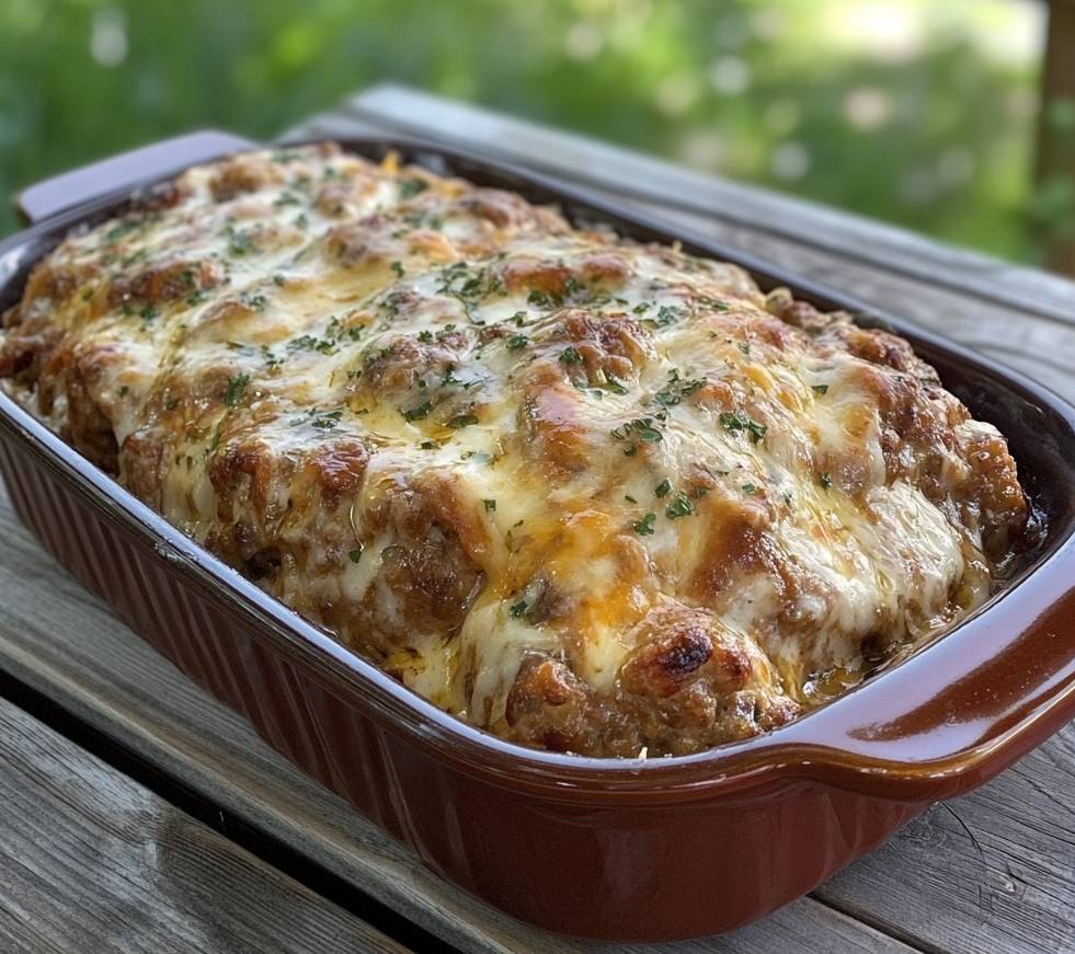 Gratin de Poulet et Saucisse à la Mozzarella Fondante simple