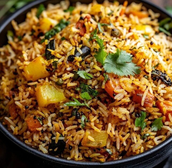 Biryani de Légumes Épicés à la Coriandre