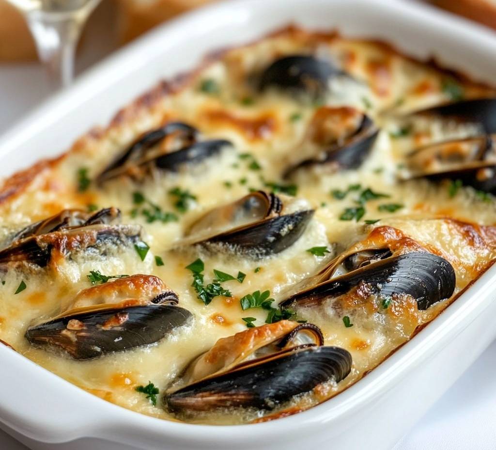 Gratin de Moules à la Française simple