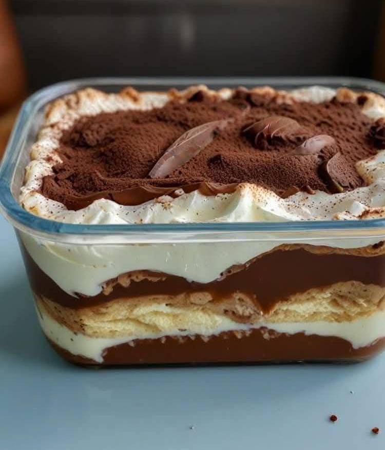 Tiramisu au Nutella sans œufs simple