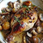 Poulet à la Moutarde et aux Champignons simple