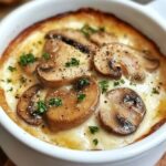 Gratin Crémeux aux Champignons et au Fromage simple