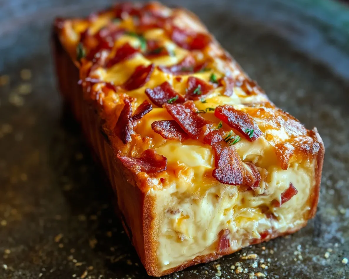 Cake camembert lardons moelleux et savoureux